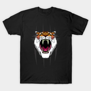 Roaring Tiger Face T-Shirt